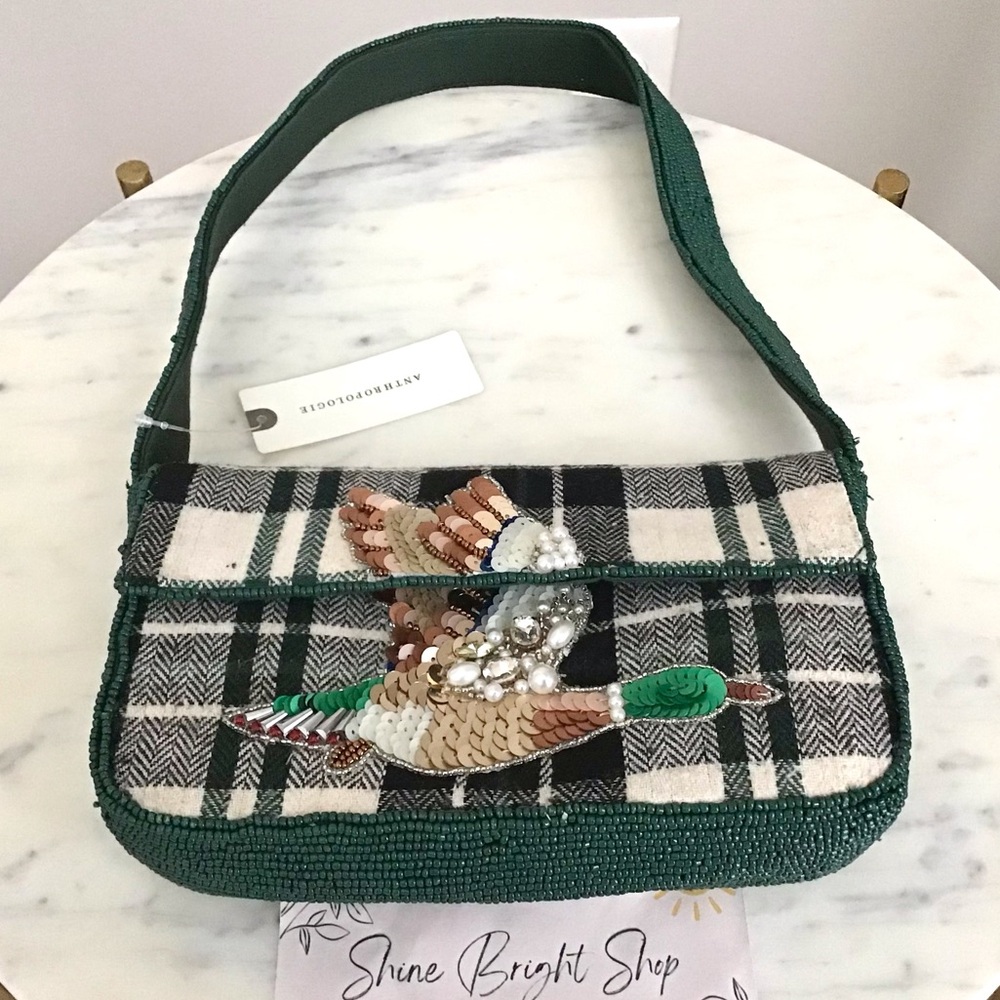 Anthropologie Fiona Bag Duck NWT - Picture 4 of 8